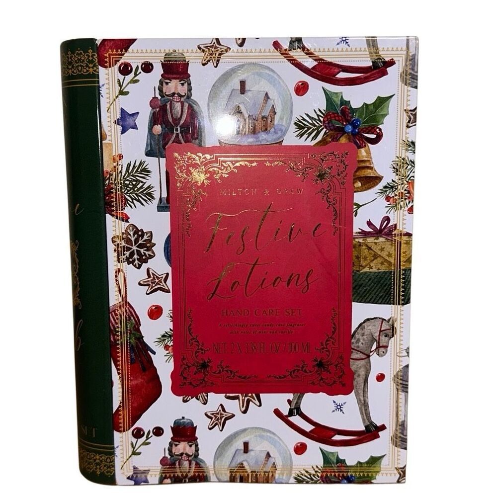 Milton & Drew Festive Berry & Festive Apple Hand Cream Set 100ml NWOT